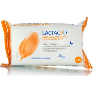 Lactacyd Μαντηλάκια 15τμχ. Lactacyd Μαντηλάκια 15τμχ.